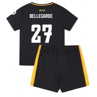 Maglia Calcio Wolves Jean-Ricner Bellegarde #27 Seconda Divisa Bambino 2024-25 Manica Corta (+ pantaloncini)